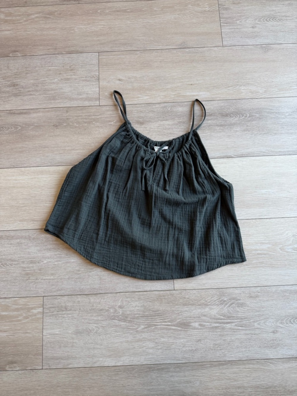 O’Neill Anya Crinkle Double Gauze Tank Top women’s size medium